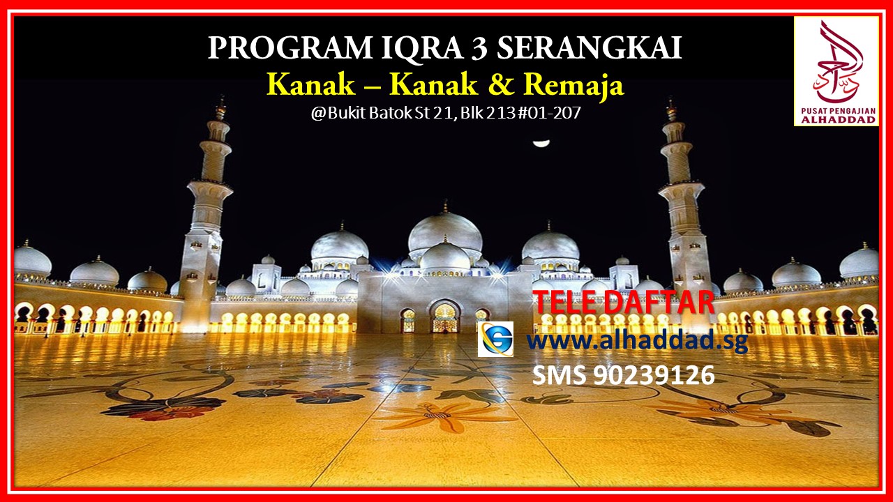 PROGRAM IQRA 3 SERANGKAI kanak & Remaja